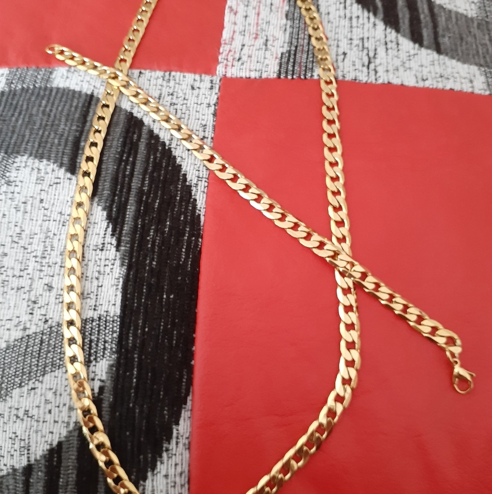 Stainless steel chain and bracelet